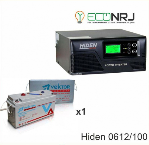 ИБП Hiden Control HPS20-0612 + Vektor VPbC 12-100 фото 2