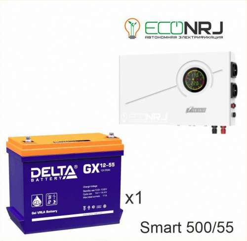 ИБП Powerman Smart 500 INV + Delta GX 12-55 фото 2