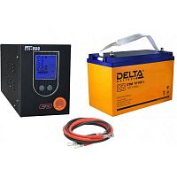 Инвертор (ИБП) Энергия Гарант-500 + Аккумуляторная батарея Delta DTM 12100 L