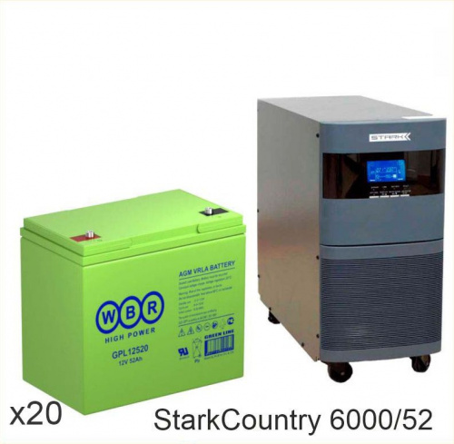 Stark Country 6000 Online, 12А + WBR GPL12520