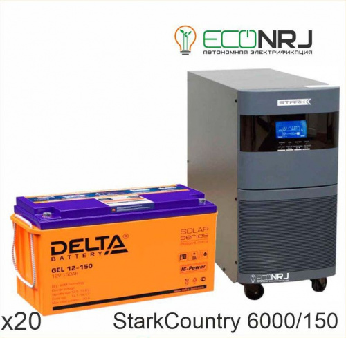 Stark Country 6000 Online, 12А + Delta GEL 12-150 фото 2