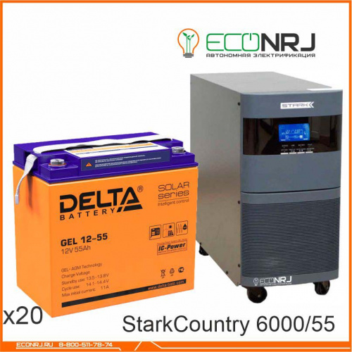 Stark Country 6000 Online, 12А + Delta GEL 12-55 фото 3