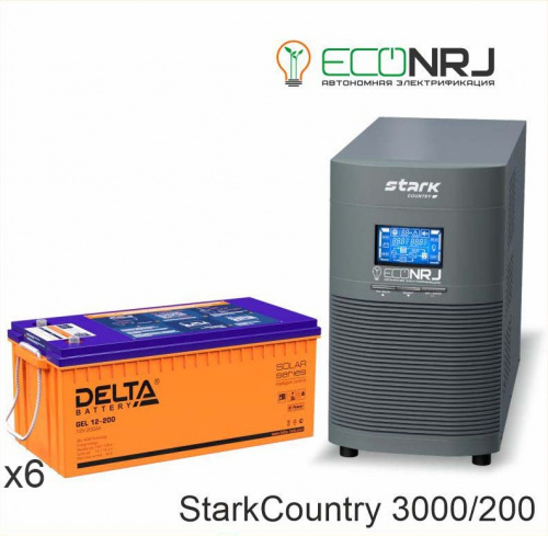 Stark Country 3000 Online, 12А + Delta GEL 12-200 фото 2