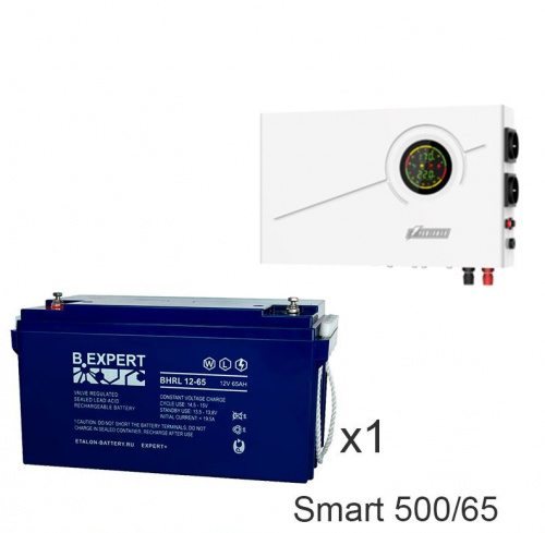 ИБП Powerman Smart 500 INV + ETALON BHRL 12-65