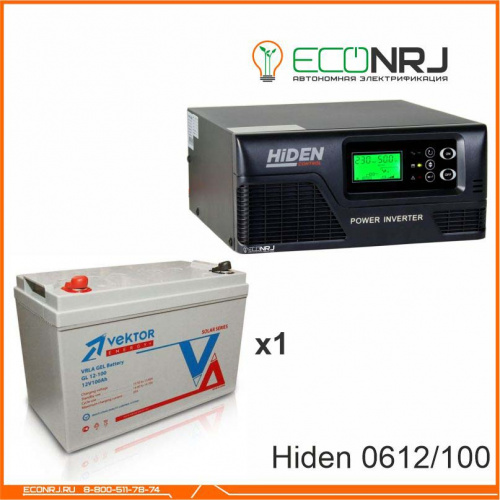 ИБП Hiden Control HPS20-0612 + Vektor GL 12-100 фото 3