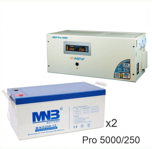 Энергия PRO-5000 + Аккумуляторная батарея MNB MNG250-12