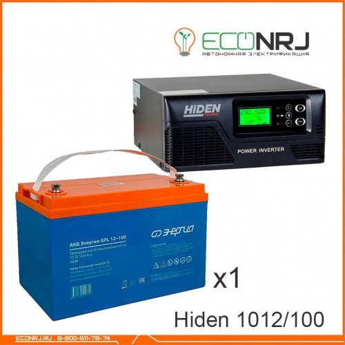 ИБП Hiden Control HPS20-1012 + Энергия GPL 12–100 фото 2