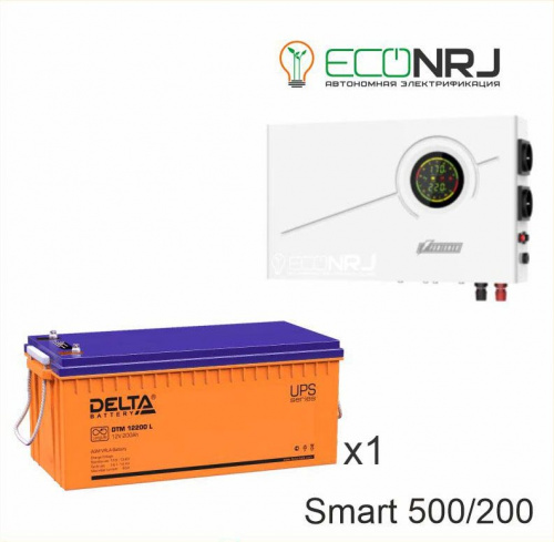 ИБП Powerman Smart 500 INV + Delta DTM 12200 L фото 3