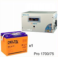 Энергия PRO-1700 + Аккумуляторная батарея Delta GEL 12-75