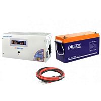 Инвертор (ИБП) Энергия PRO-1700 + Аккумуляторная батарея Delta GX 12-150