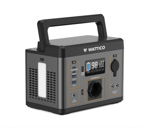 Wattico 300 cолнечный генератор (портативная электростанция Camp300 + Солнечная панель Wattico SP100) фото 6