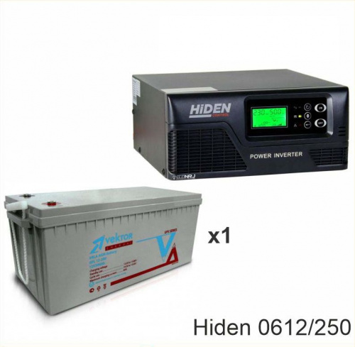 ИБП Hiden Control HPS20-0612 + Vektor GL 12-250