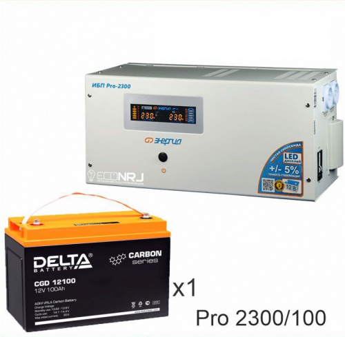 Энергия PRO-2300 + Аккумуляторная батарея Delta CGD 12100