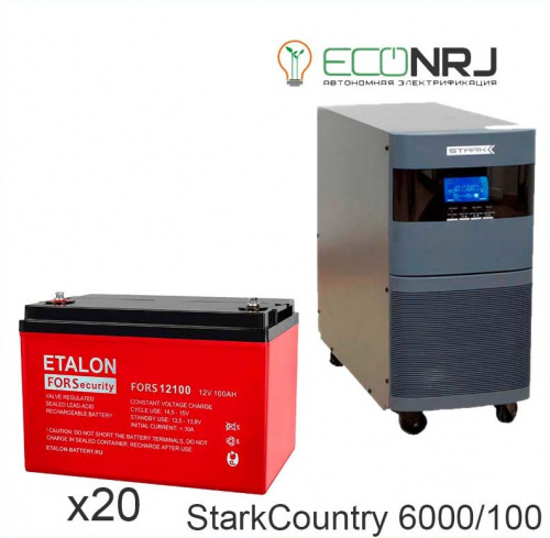 Stark Country 6000 Online, 12А + ETALON FORS 12100 фото 3