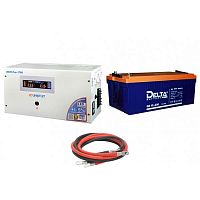 Инвертор (ИБП) Энергия PRO-1700 + Аккумуляторная батарея Delta GX 12-230