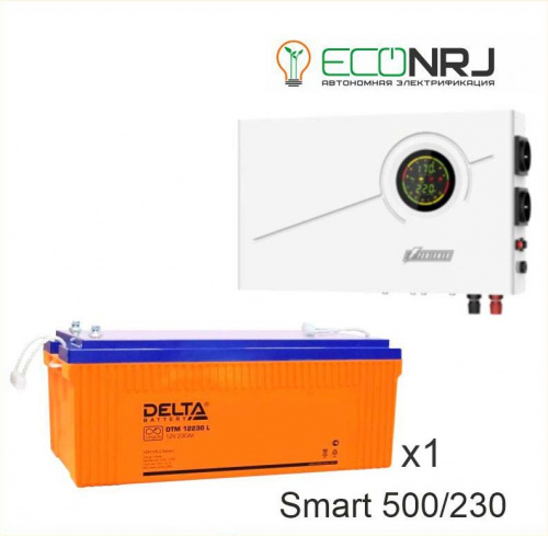 ИБП Powerman Smart 500 INV + Delta DTM 12230 L фото 2