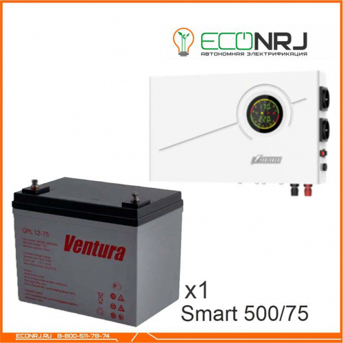 ИБП Powerman Smart 500 INV + Ventura GPL 12-75 фото 3