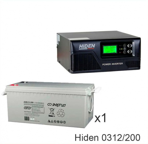 ИБП Hiden Control HPS20-0312 + Энергия АКБ 12–200