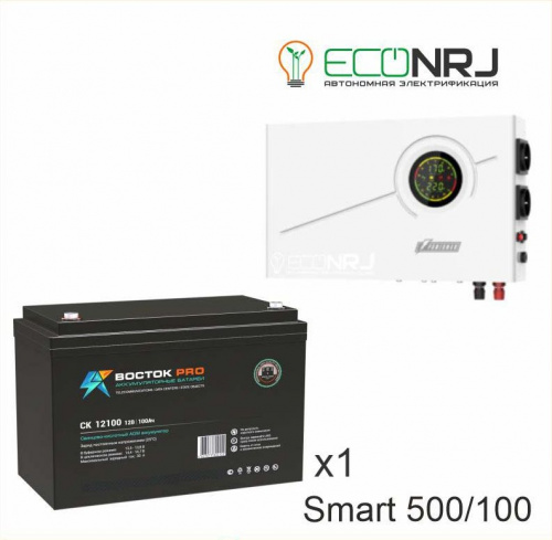 ИБП Powerman Smart 500 INV + ВОСТОК PRO СК-12100 фото 2