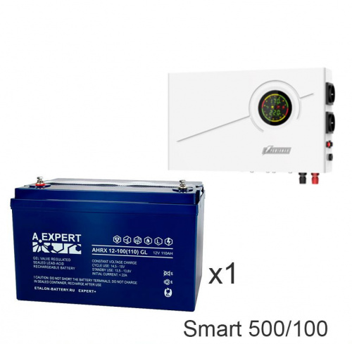 ИБП Powerman Smart 500 INV + ETALON AHRX 12-100 GL