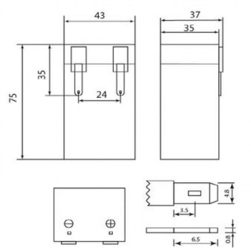 Аккумуляторная батарея Delta DT 6023 фото 2