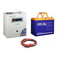 Инвертор (ИБП) Энергия PRO-1000 + Аккумуляторная батарея Delta GX 1275