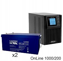 ИБП POWERMAN ONLINE 1000 Plus + ETALON CHRL 12-200