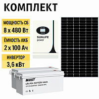 Солнечная электростанция «КПП 3 кВт»