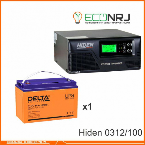 ИБП Hiden Control HPS20-0312 + Delta DTM 12100 L фото 2