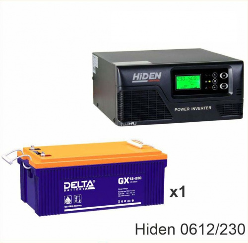 ИБП Hiden Control HPS20-0612 + Delta GX 12-230