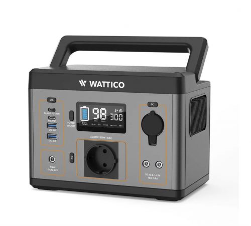 Wattico 300 cолнечный генератор (портативная электростанция Camp300 + Солнечная панель Wattico SP100) фото 10
