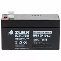 Аккумуляторная батарея для ИБП ZUBR GP12-1.3 12V1.3Ah