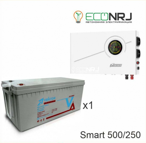 ИБП Powerman Smart 500 INV + Vektor GL 12-250 фото 2