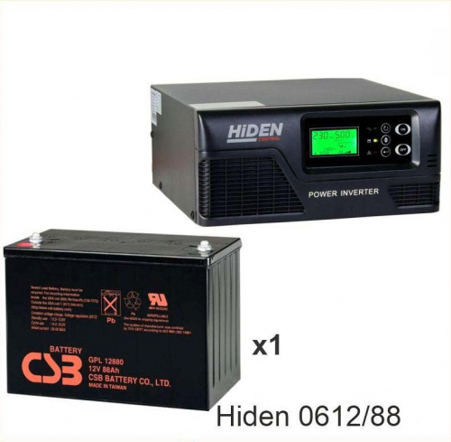 ИБП Hiden Control HPS20-0612 + CSB GPL12880