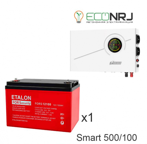 ИБП Powerman Smart 500 INV + ETALON FORS 12100 фото 3