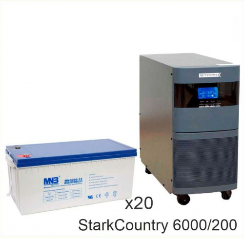 Stark Country 6000 Online, 12А + MNB MNG200-12