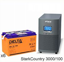 Stark Country 3000 Online, 12А + Delta GEL 12-100