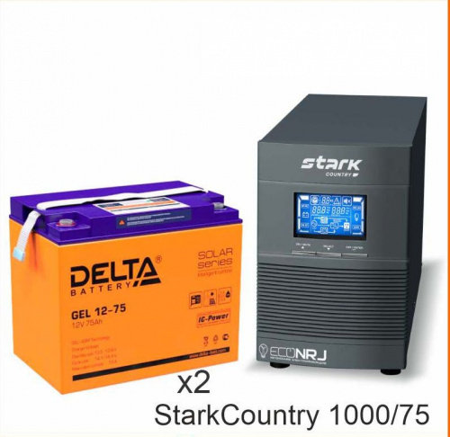 Stark Country 1000 Online, 16А + Delta GEL 12-75