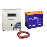 Инвертор (ИБП) Энергия PRO-500 + Аккумуляторная батарея Delta GX 12-55
