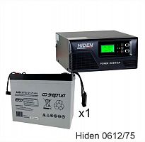 ИБП Hiden Control HPS20-0612 + Энергия АКБ 12–75