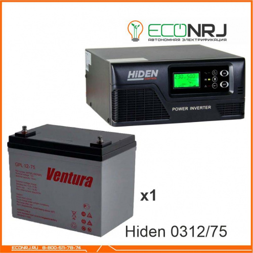 ИБП Hiden Control HPS20-0312 + Ventura GPL 12-75 фото 3