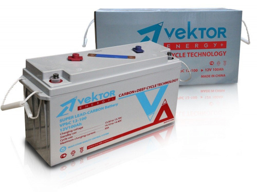 ИБП (инвертор) Энергия Гарант 500(пн-500) + Аккумуляторная батарея Vektor VPbC-12100 фото 3