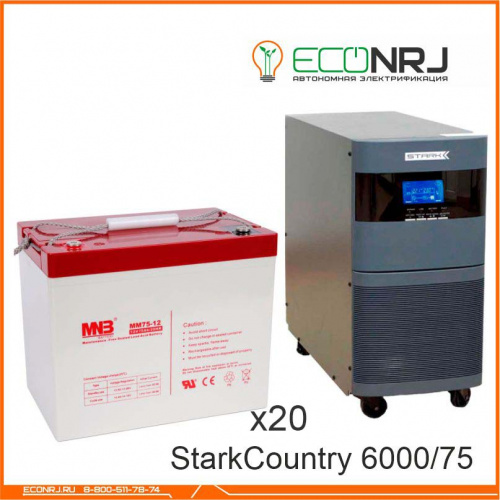 Stark Country 6000 Online, 12А + MNB MМ75-12 фото 3