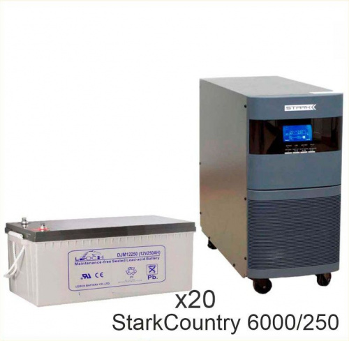 Stark Country 6000 Online, 12А + LEOCH DJM12250