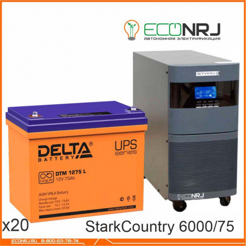 Stark Country 6000 Online, 12А + Delta DTM 1275 L фото 3