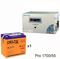 Энергия PRO-1700 + Аккумуляторная батарея Delta GEL 12-55