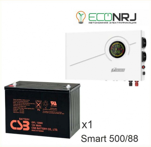 ИБП Powerman Smart 500 INV + CSB GPL12880 фото 2