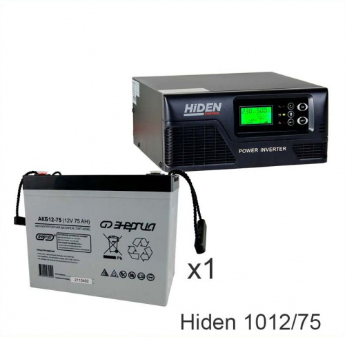 ИБП Hiden Control HPS20-1012 + Энергия АКБ 12–75