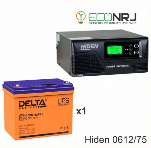 ИБП Hiden Control HPS20-0612 + Delta DTM 1275 L фото 2