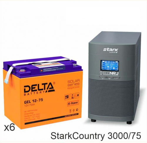 Stark Country 3000 Online, 12А + Delta GEL 12-75